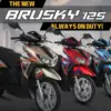 Sering Disebut Mirip Vario 125, Ini Dia Tampilan Motor Skuter Matik Kawasaki, Brusky 125 yang Elegan