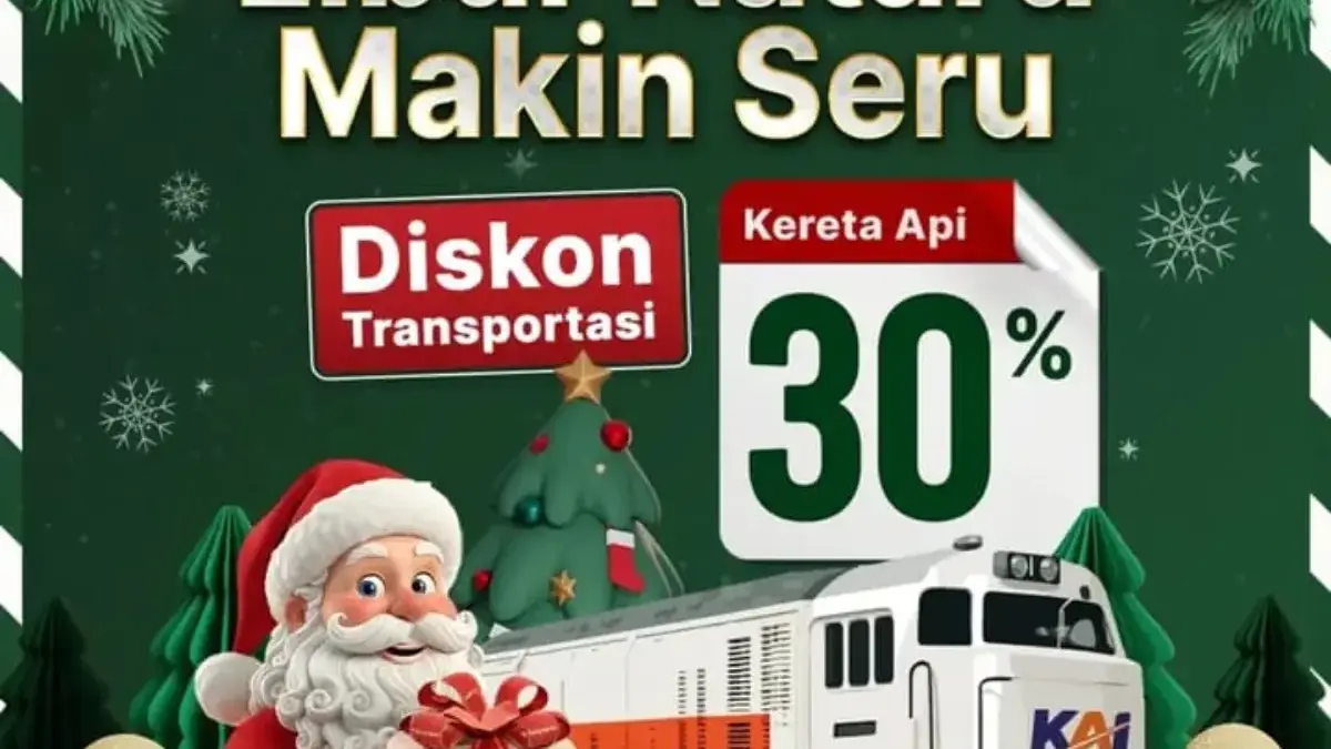 Ini Daftar Rute Kereta Api yang Dapat Diskon Nataru dari PT KAI Sebesar 30%, Buruan Beli Sebelum Kehabisan