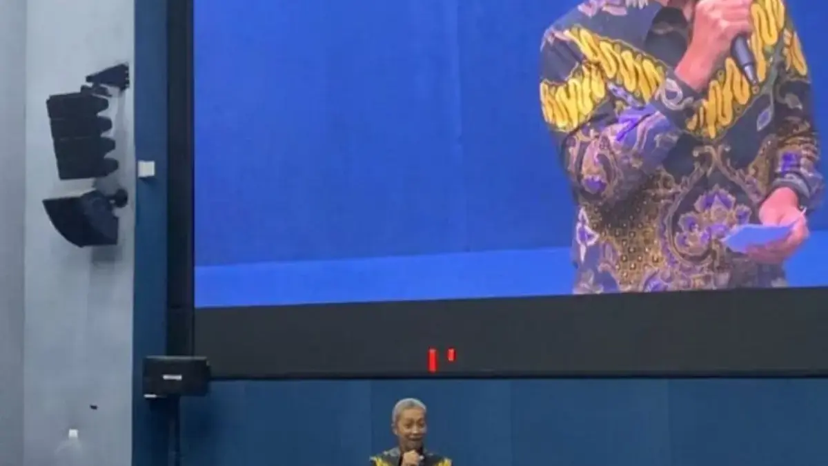 Wali Kota Bogor, Dedie A. Rachim saat memberikan keterangan terkait ditetapkannya Kota Bogor sebagai Kota Seni