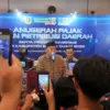 Bupati Bogor Rudy Susmanto saat memberikan keterangan di Cibinong. Foto: Regi