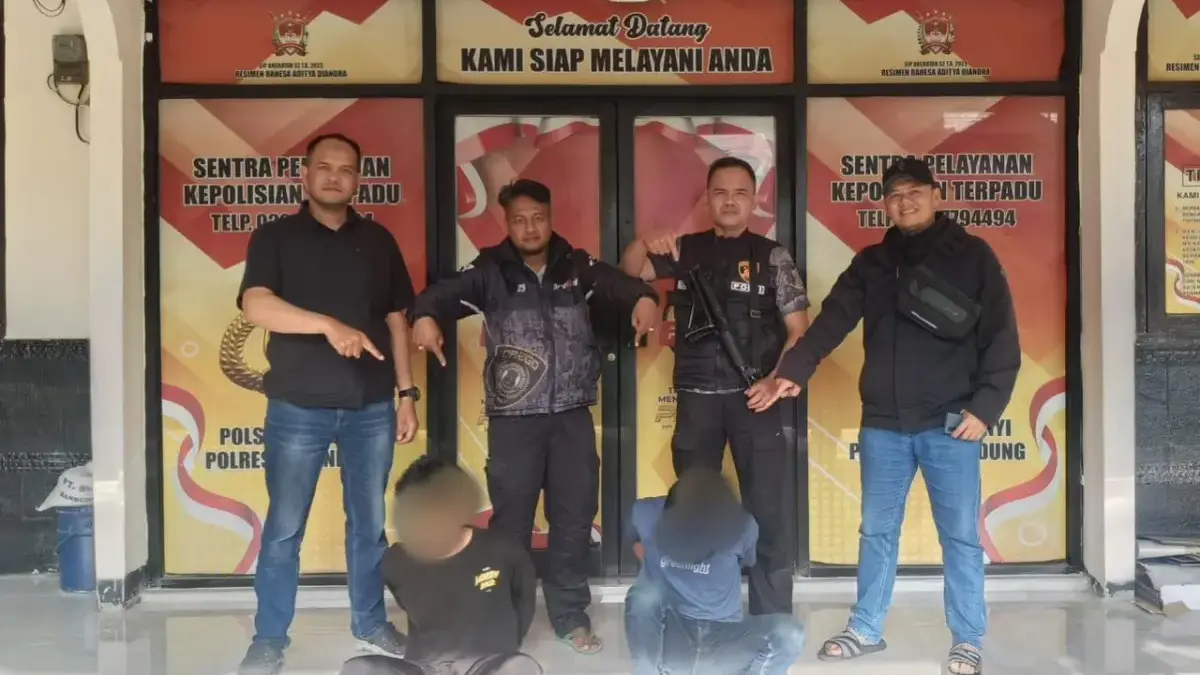 Ungkap Kasus Begal Ojol, Dua Pelaku Diamankan Polsek Cileunyi
