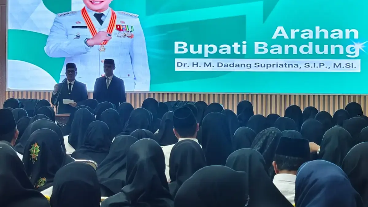 Bupati Bandung Minta 309 Kepala Sekolah Yang dilantik Ikut Serta Sukseskan Program MBG