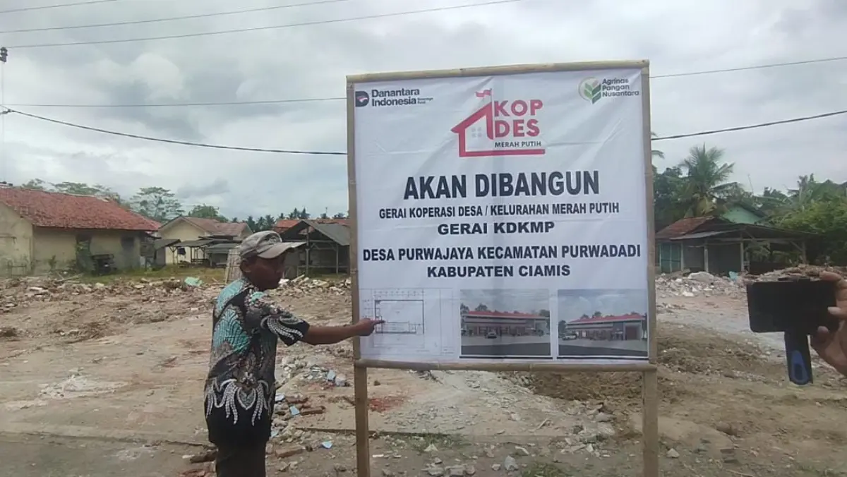 Pembangunan Koperasi Desa Merah Putih Purwajaya Dikebut
