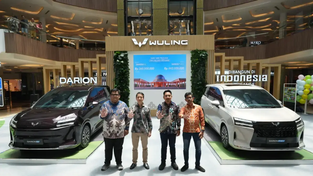 Wuling Darion: MPV EV dan PHEV Pertama di Indonesia Debut di Bandung Wuling Darion