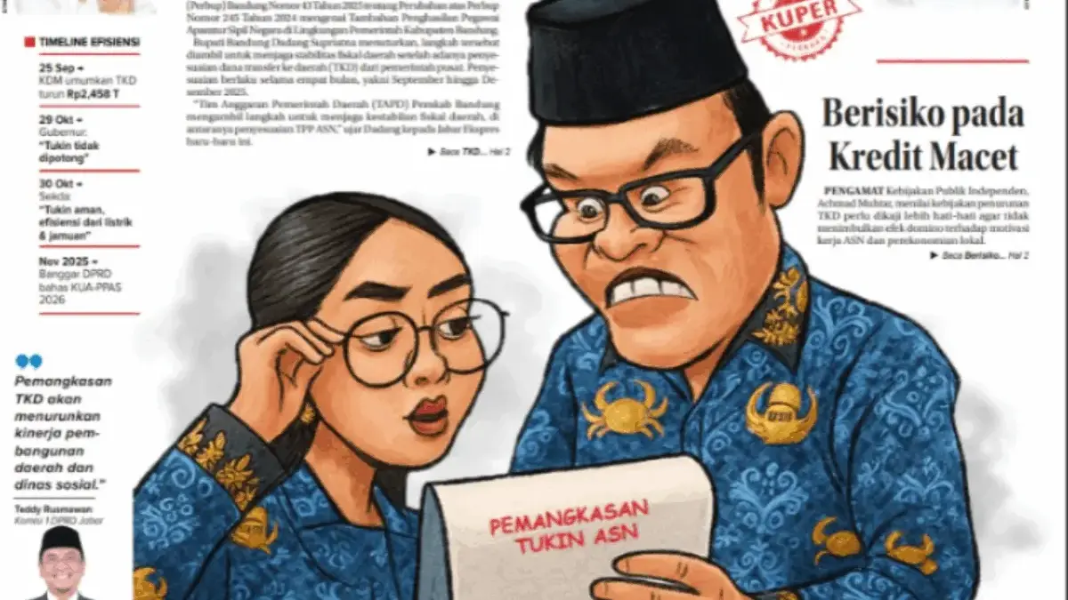 Dampak Pemotongan TKD 2026: Tukin Dipangkas, ASN Bergejolak! Dampak Pemotongan TKD 2026: Tukin Dipangkas, ASN Bergejolak!