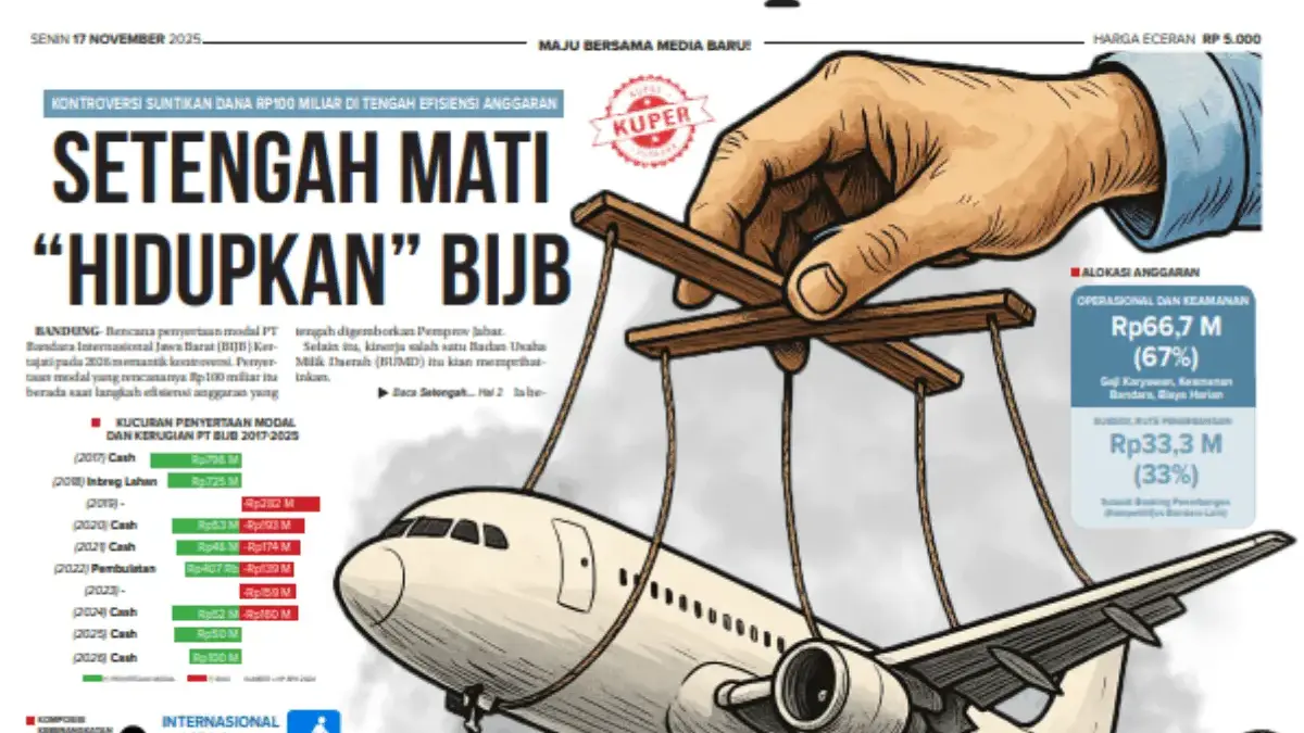 Setengah Mati \'Hidupkan\' BIJB, Kontroversi Suntikan Dana Rp100 Miliar di Tengah Efisiensi Anggaran