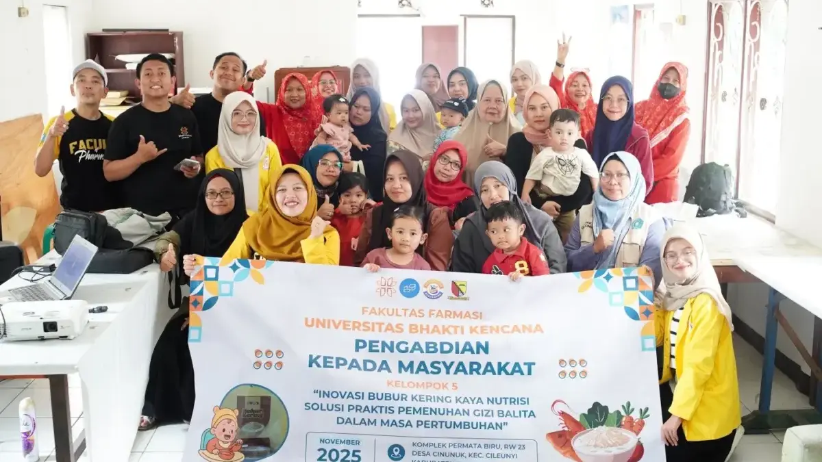 Pengmas Universitas Bhakti Kencana Wujudkan Kepedulian Gizi Anak Melalui Inovasi Bubur Kering Bernutrisi Pengmas Universitas Bhakti Kencana Wujudkan Kepedulian Gizi Anak Melalui Inovasi Bubur Kering Bernutrisi