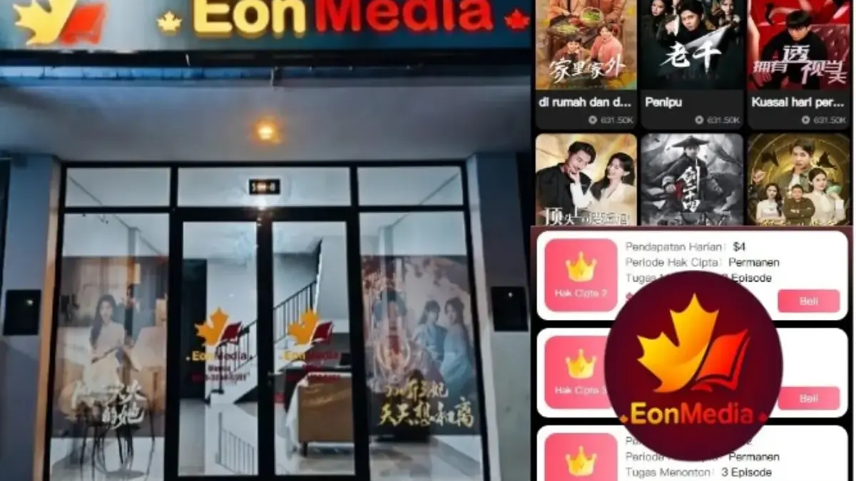 Aplikasi EON Media, Platform nonton drama dengan investasi berbahaya