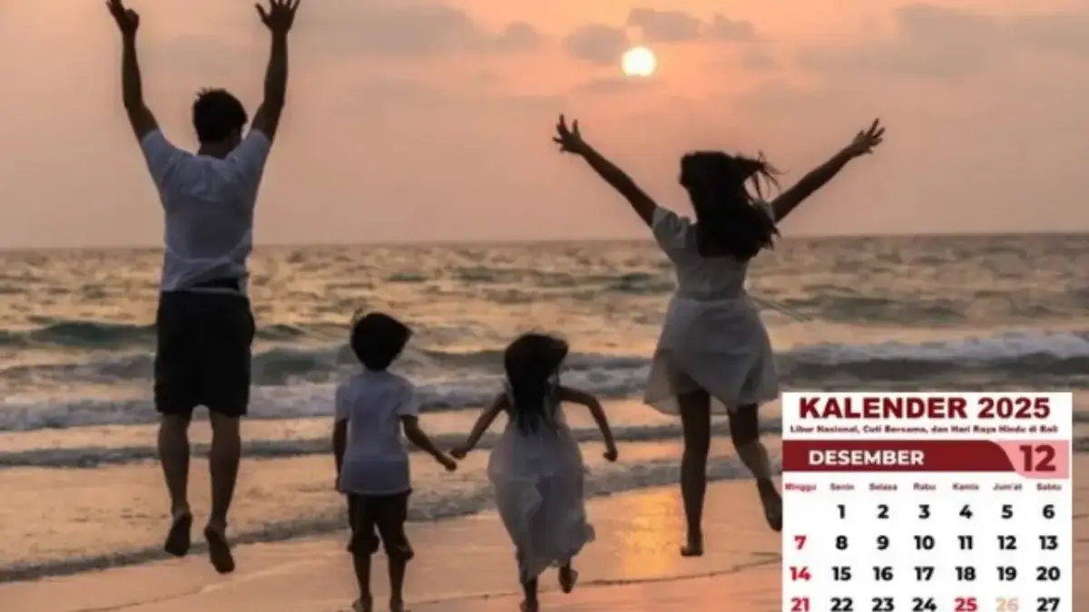 Libur dan Cuti bersama di Bulan Desember 2025 sebagai panduan untuk rencana liburan akhir tahun. (freepik)