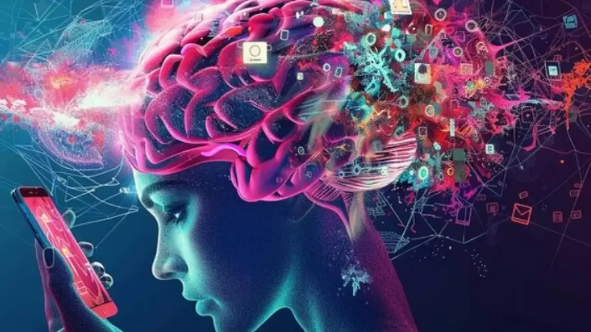 Waspada Popcorn Brain, Peringatan Bagi yang Doyan Scroll Medsos ILUSTRASI Popcorn Brain yang terbiasa scroll media sosial menonton konten singkat. (freepik)