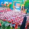 Tangkapan layar mobil MBG Tabrak siswa SDN 01 Kalibaru yang sedang upacara