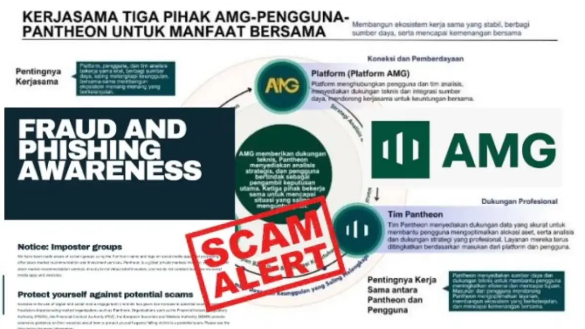 Aplikasi AMG Pantheon yang diduga penipuan mencatut nama Perusahaan Asing Pantheon Ventures