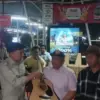 Menteri Kebudayaan Fadli Zon saat memberikan penunjang fasilitas penampilan kepada musisi jalanan difabel netr