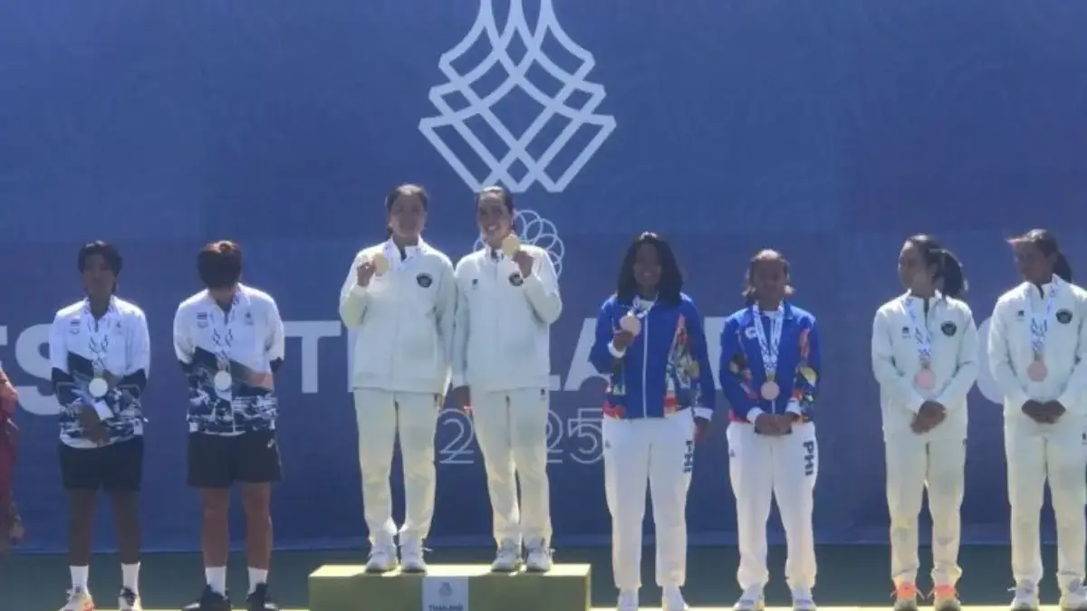 Aldila Sutjiadi/Janice Tjen Sumbang Emas Tenis Putri Indonesia di SEA Games 2025