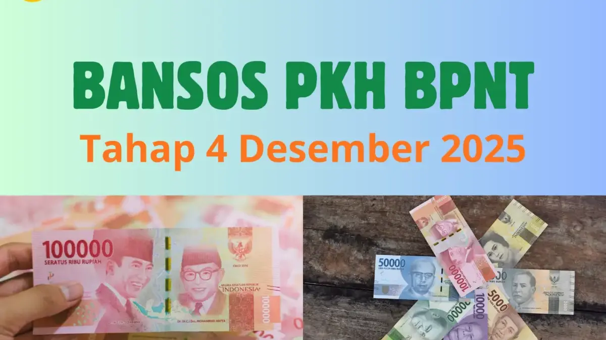 Canva cek bansos PKH BPNT Desember 2025.