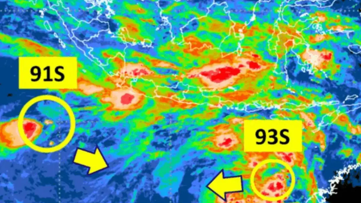 RI Siaga Cuaca Ekstrem, Dua Bibit Siklon Tropis Dekati Indonesia