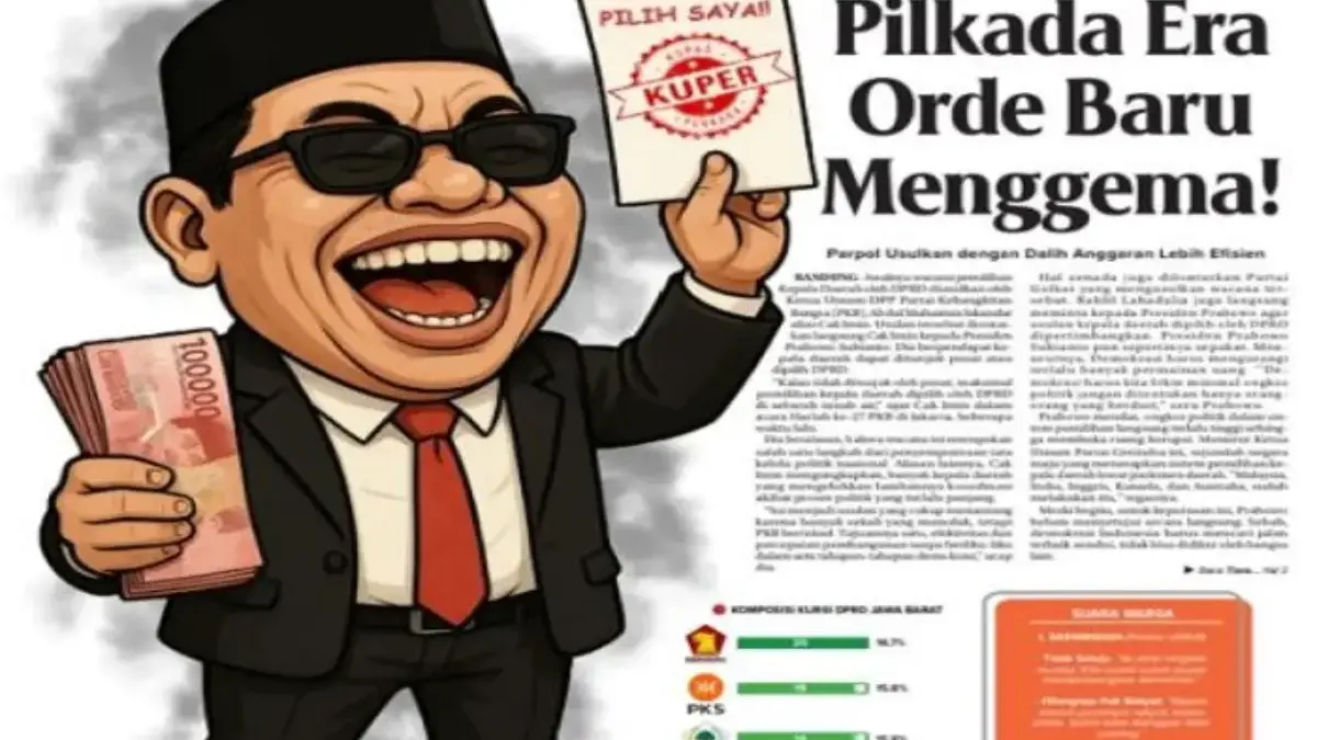 Aroma Orde Baru Tercium, Pilkada DPRD Kembali Jadi Wacana Nasional