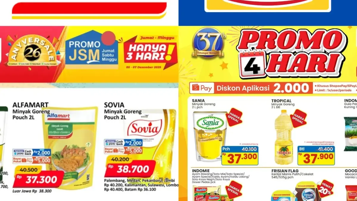 Promo JSM Indomaret dan JSM Alfamart.