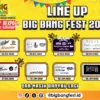 Banner Line Up Big Bang Festival 2025.