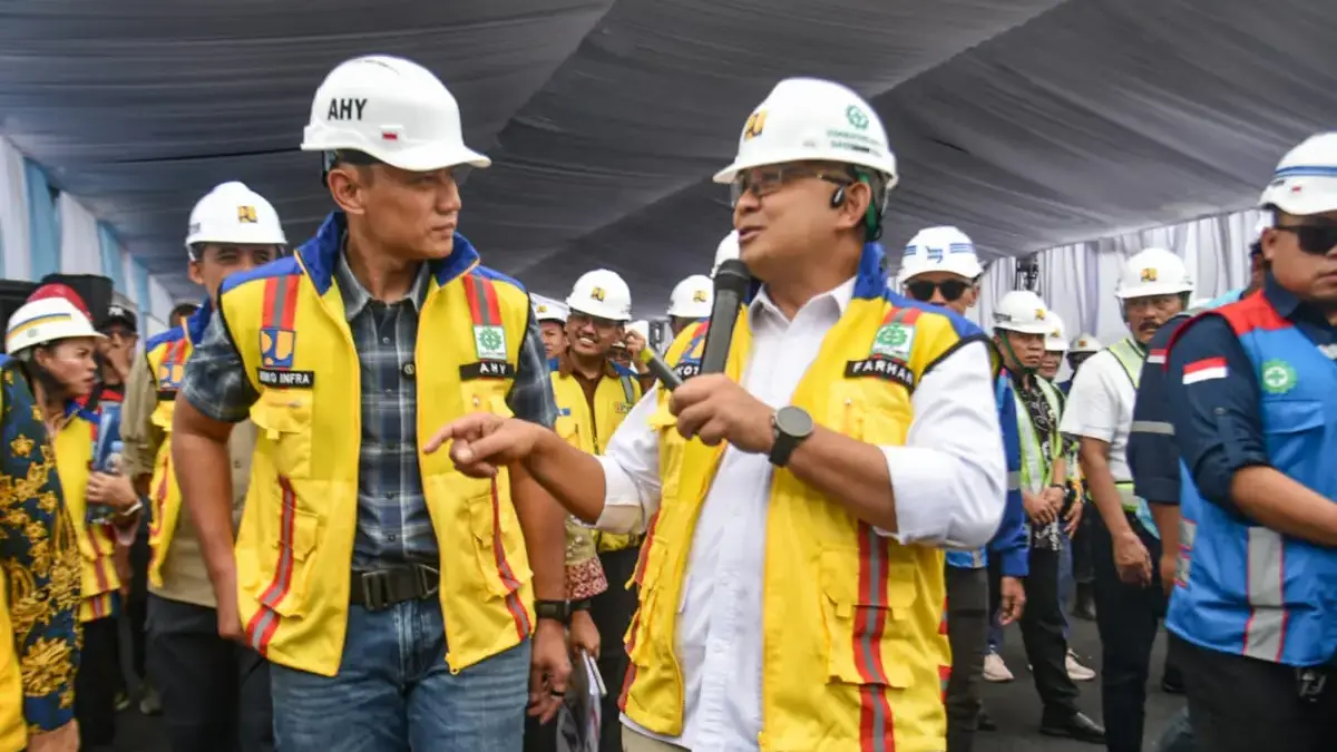 Progres Flyover Nurtanio Capai 87,7 Persen, Menko Agus Harimurti Tinjau Lokasi