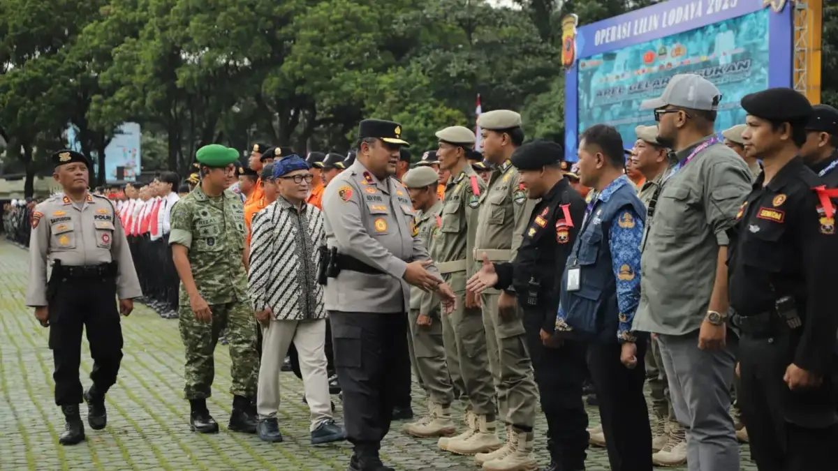 Ist. Polda Jabar saat Kerahkan 25 ribu lebih personel gabungan melalui Operasi Lilin Lodaya 2025. Foto. Humas