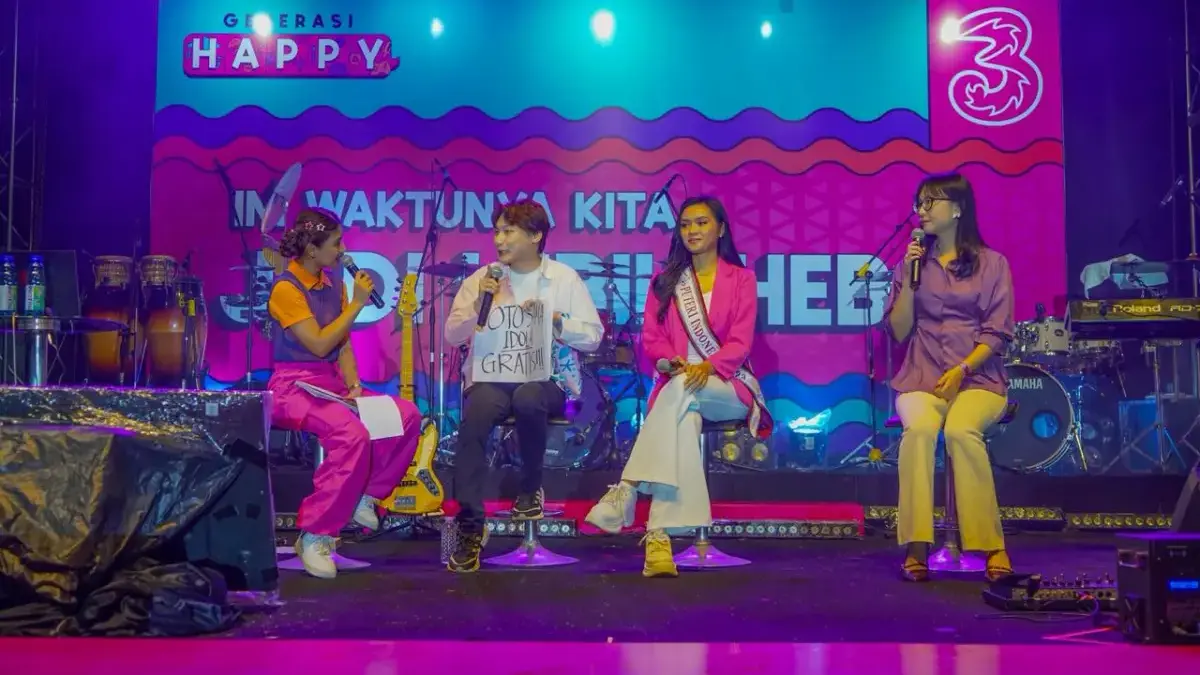 Bandung Jadi Kota Penutup Generasi Happy 2025, Tri Dorong Anak Muda Melek AI dan Kreatif Digital Bandung Jadi Kota Penutup Generasi Happy 2025, Tri Dorong Anak Muda Melek AI dan Kreatif Digital