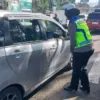 Polres Bogor Sosialisasikan Car Free Night ke Pengendara di Jalur Puncak