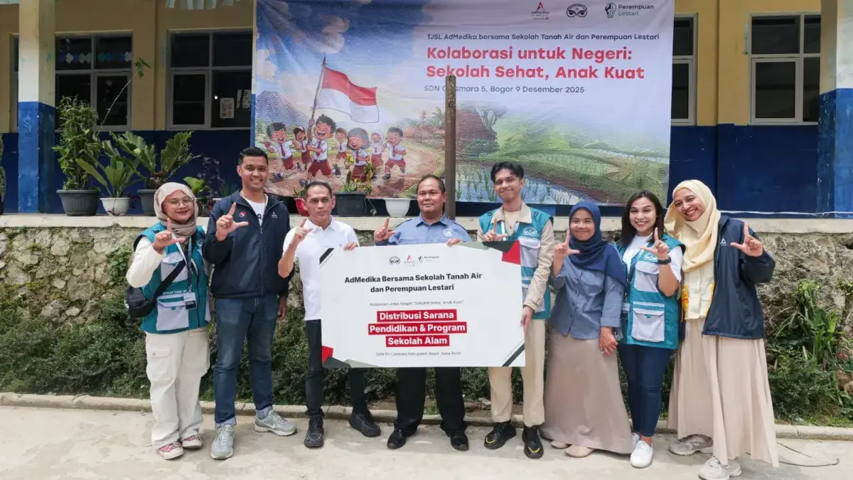 AdMedika Gandeng Komunitas Sekolah Tanah Air Semarakkan Program Sekolah Kuat, Anak Sehat Pemberian Bantuan Sarana Pendidikan & Program Sekolah Alam dari AdMedika Bersama Sekolah Tanah Air dan Perempu