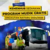 Cara Daftar Mudik Gratis Kemenhub Nataru Nataru 2025/2026: Kuota, Tujuan, hingga Jadwal Keberangkatan