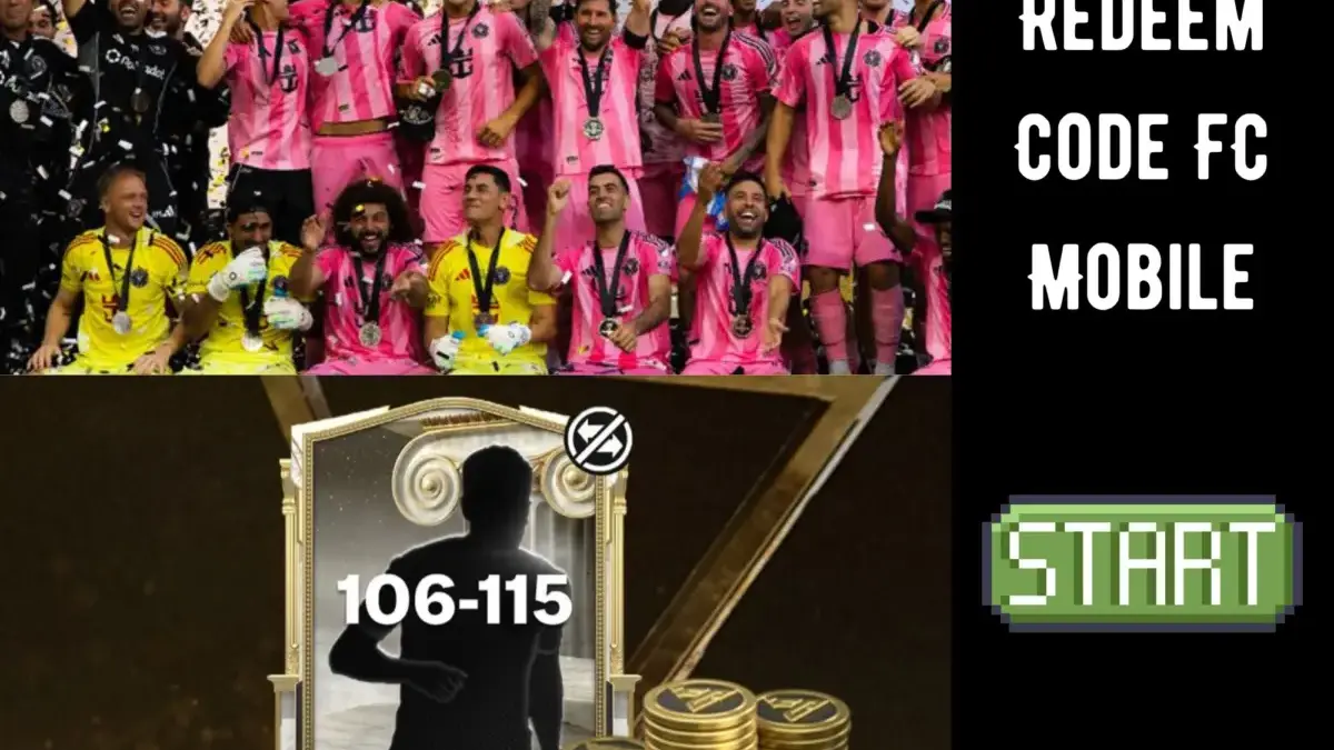 Ada Hadiah Spesial Final MLS Cup! Klaim Update Kode Redeem FC Mobile 7 Desember 2025 Canva editan kode Redeem FC Mobile.