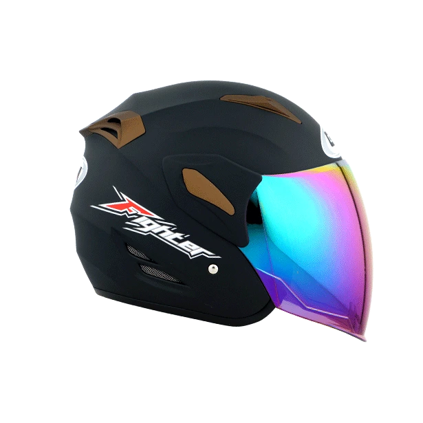 Rekomendasi 6 Helm Murah 2025 Sudah SNI yang Ringan dan Desainnya Cakep Helm SNI murah GM Fighter.