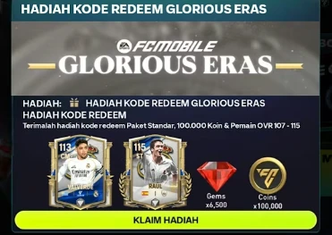 List Kode Redeem FC Mobile 1 Desember 2025, Hadiah OVR Tinggi Siap Diklaim