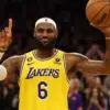 Pemain Los Angeles Lakers, LeBron James.