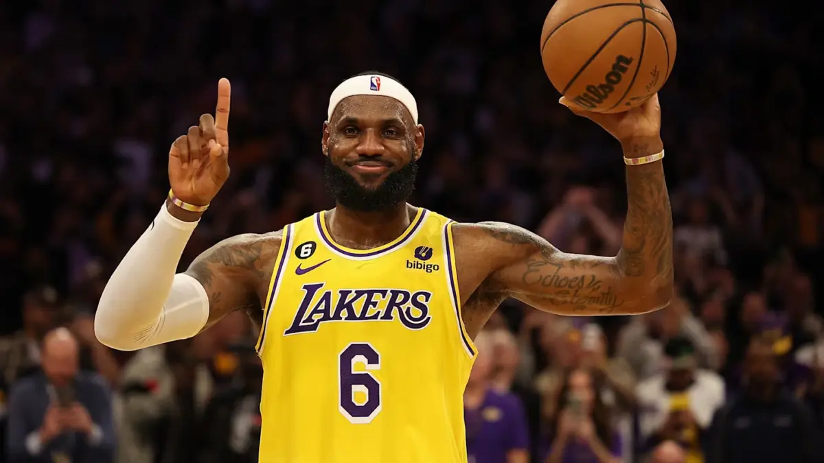 Pemain Los Angeles Lakers, LeBron James.