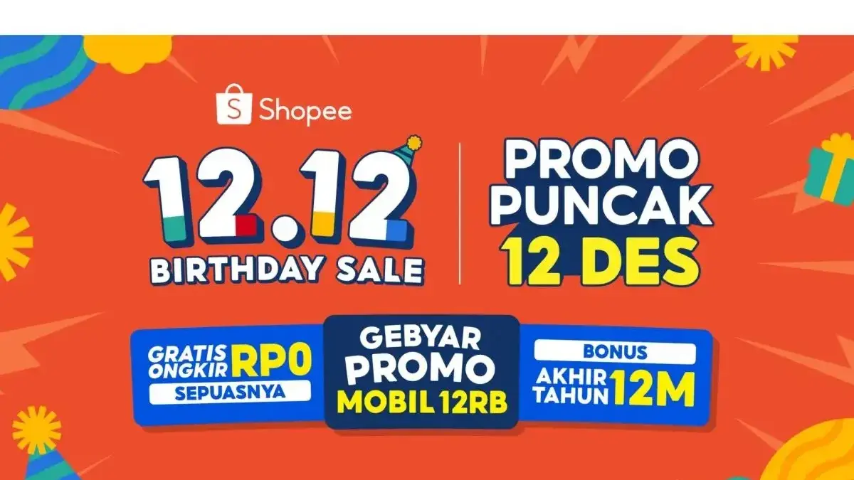 Voucher Gratis Ongkir 12.12 Terbaru Desember 2025, Cek Daftar Promo di Setiap Marketplace