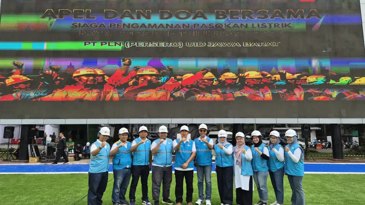 PLN Icon Plus Regional Jabar Tegaskan Dukungan Penuh Pasokan Listrik pada Natal 2025 dan Tahun Baru 2026 PLN Icon Plus SBU Regional Jawa Barat Tegaskan Dukungan Penuh untuk Keandalan Pasokan Listrik pada Perayaan Na