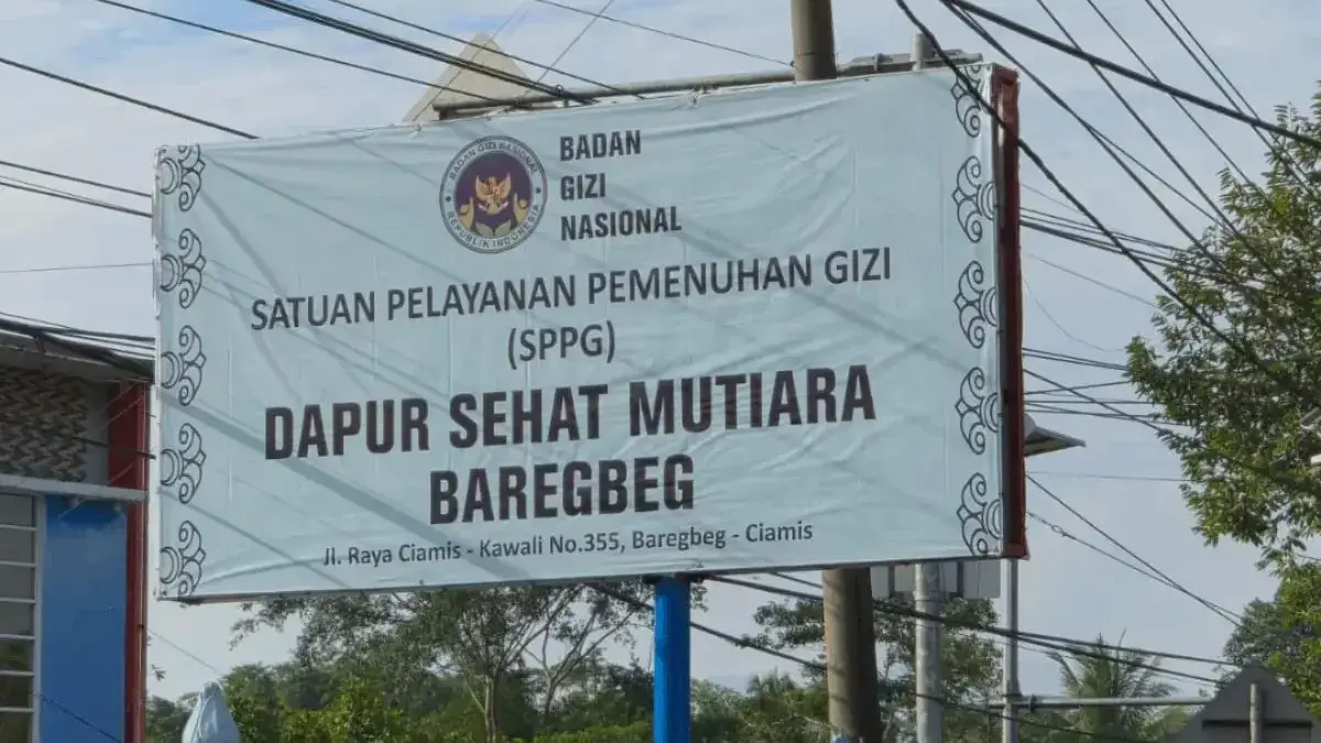 Dapur MBG Mutiara yang berlokasi di Kecamatan Baregbeg, Kabupaten Ciamis, Jawa Barat, kini berhenti beroperasi