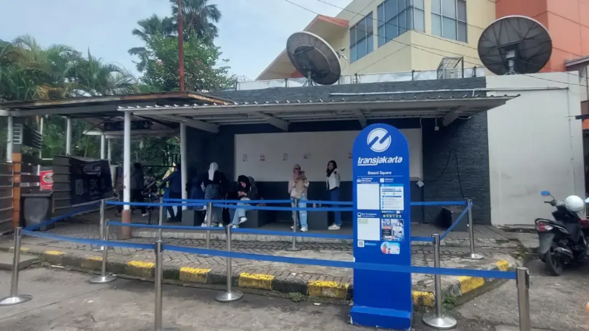 Pemkot Bogor Bakal Benahi Halte Transjakarta P11 Botani Square, Tingkatkan Kenyamanan Penumpang Halte Transjakarta ruteP11 Bogor-Blok M yang berada di kawasan Botani Square, Baranangsiang, Kota Bogor. Foto: