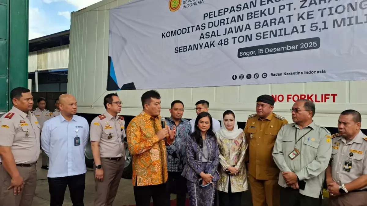RI Ekspor Durian ke Tiongkok, Bupati Bogor: Petani Lokal Punya Peluang Naik Kelas RI Ekspor Durian ke Tiongkok, Bupati Bogor: Petani Lokal Punya Peluang Naik Kelas