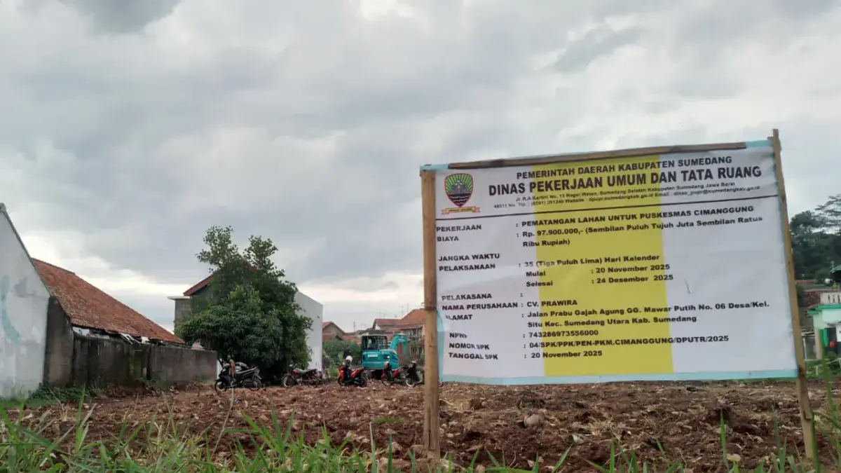 Pembangunan Puskesmas DTP Cimanggung Tuai Sorotan, Praktisi Hukum: Proyek Jangan jadi Ruang Penyimpangan