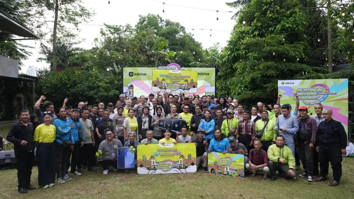 inDrive Apresiasi Driver Bandung, Hadiah Mobil Listrik dan NMAX Warnai Platinum Drivers Giveaway 2025 inDrive Apresiasi Driver Bandung, Hadiah Mobil Listrik dan NMAX Warnai Platinum Drivers Giveaway 2025