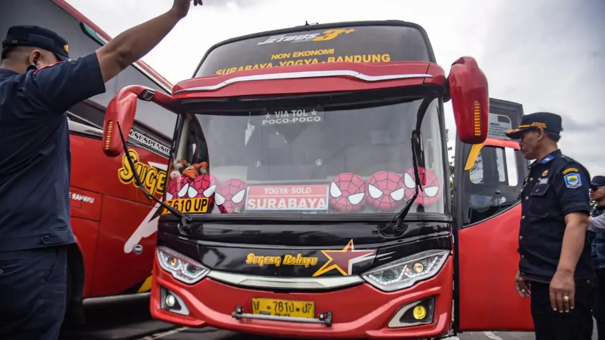 Pastikan Keselamatan Penumpang, Pengelola Terminal Cicaheum Lakukan Ramp Check Jelang Libur Nataru