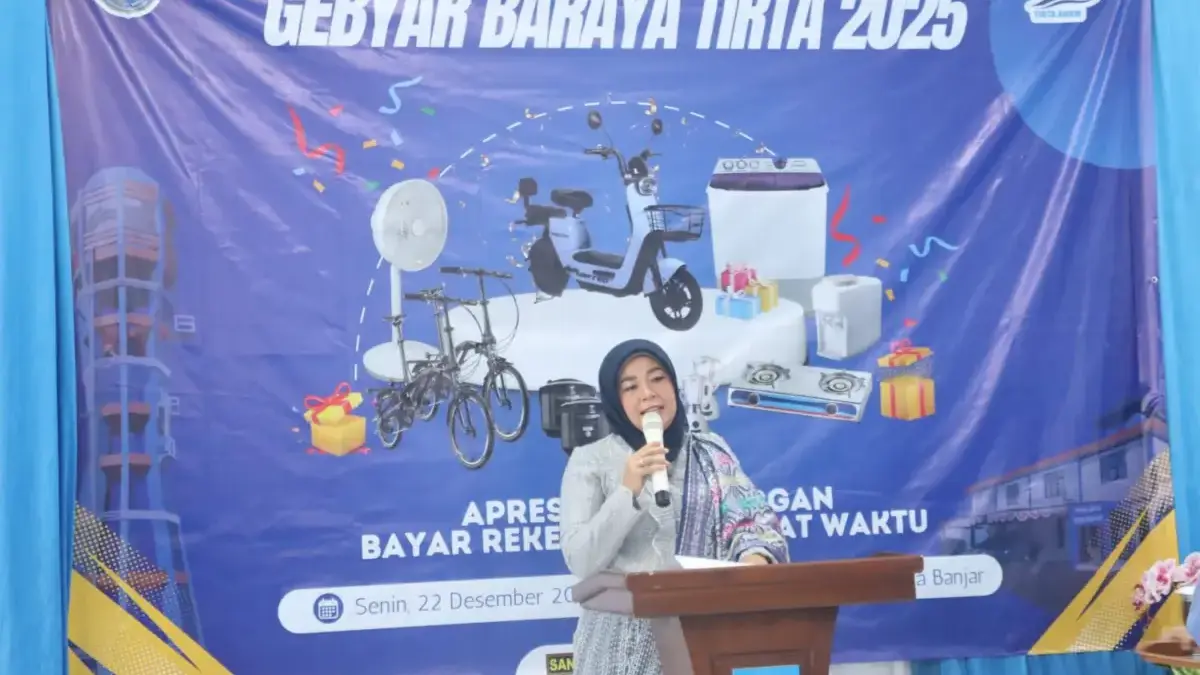 Disiplin Bayar Tagihan, Tirta Anom Kota Banjar Apresiasi 39 Pelanggan