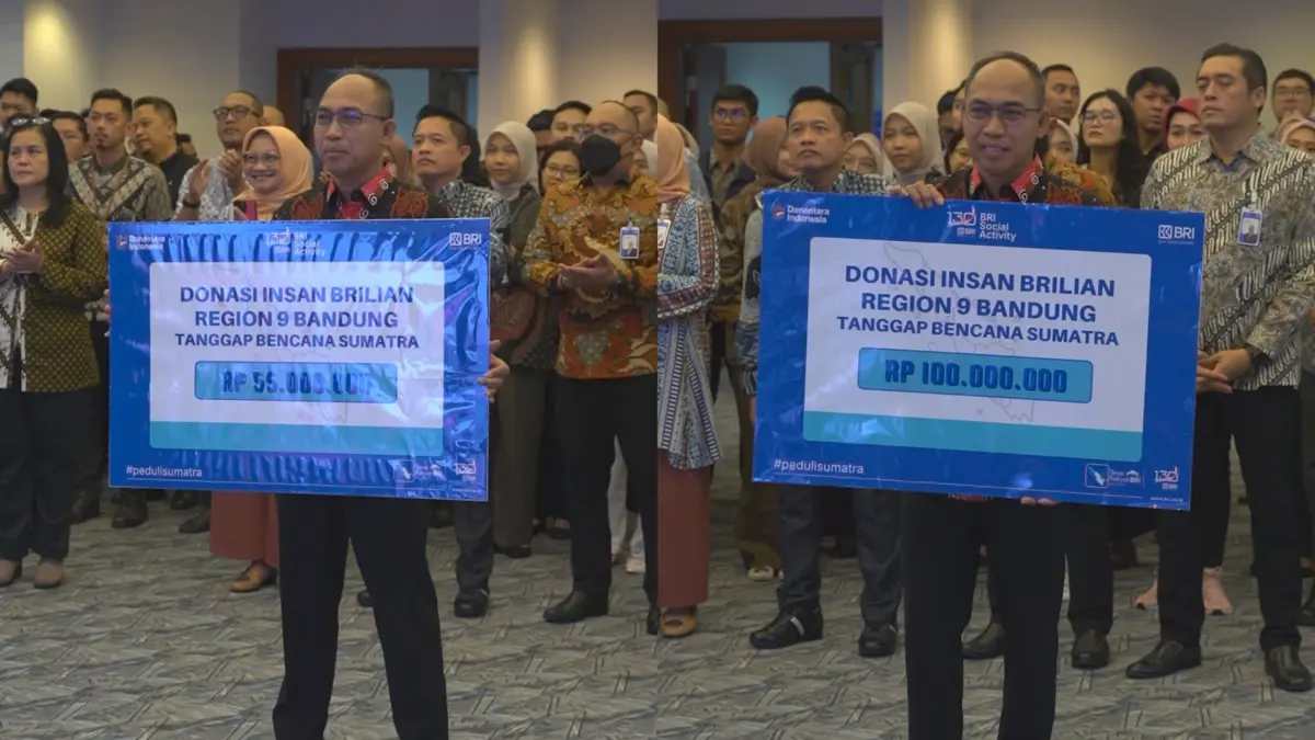 Insan BRILian Region 9 Bandung Salurkan Donasi Tangkap Bencana untuk Sumatra Insan BRILian Region 9 Bandung Salurkan Donasi Tangkap Bencana untuk Sumatra