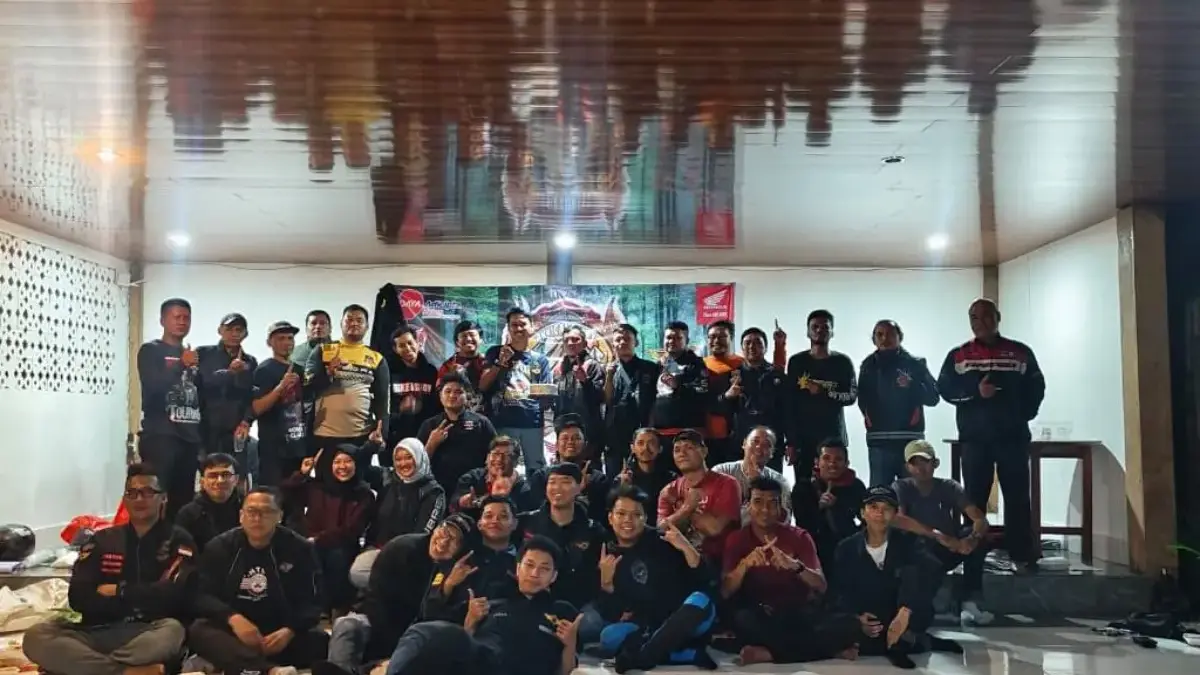 Rayakan Anniversary ke-16, Komunitas Honda Motor Bogor Gelar Camping Paguyuban