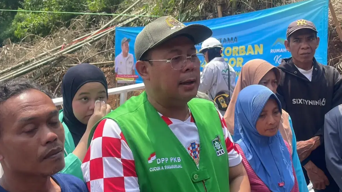 Wakil Ketua DPR RI, Cucun Ahmad Syamsurijal saat ditemui di Kecamatan Arjasari, Kabupaten Bandung, Kamis (25/1
