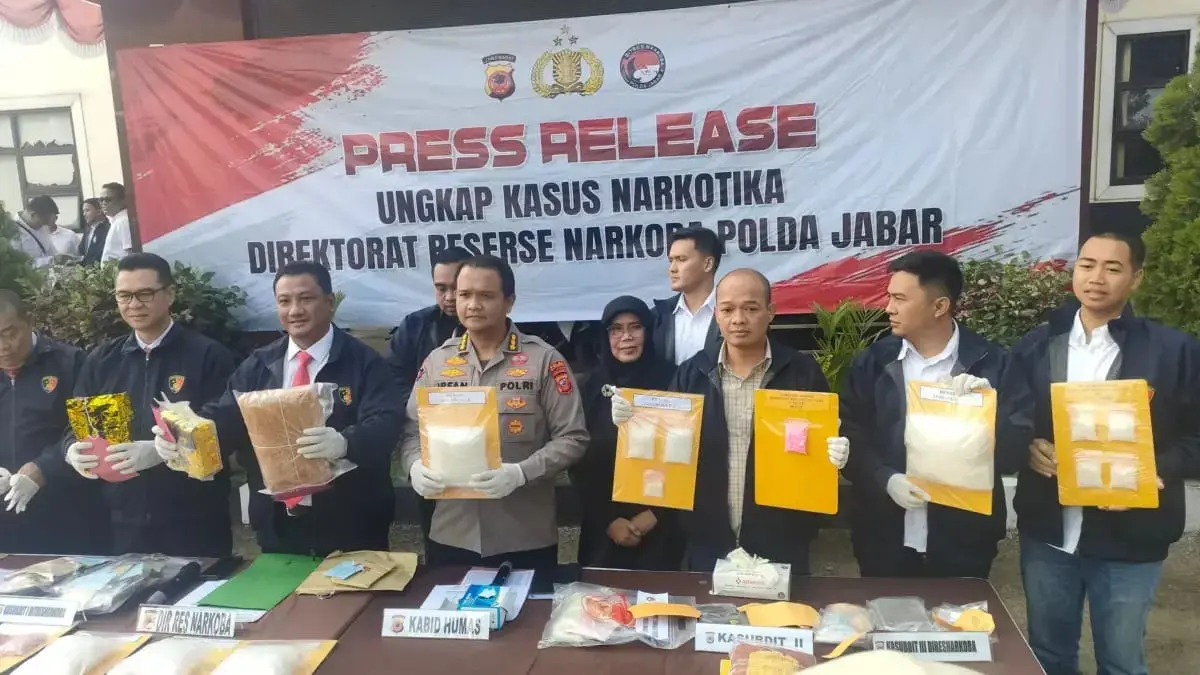Masih jadi Ancaman Serius, Polda Jabar Tindak 3.482 Kasus Peredaran Narkotika Sepanjang 2025 Masih jadi Ancaman Serius, Polda Jabar Tindak 3.482 Kasus Peredaran Narkotika Sepanjang 2025