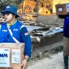 Relawan PNM Kembali Turun Langsung Salurkan Bantuan dan Kuatkan Korban Bencana