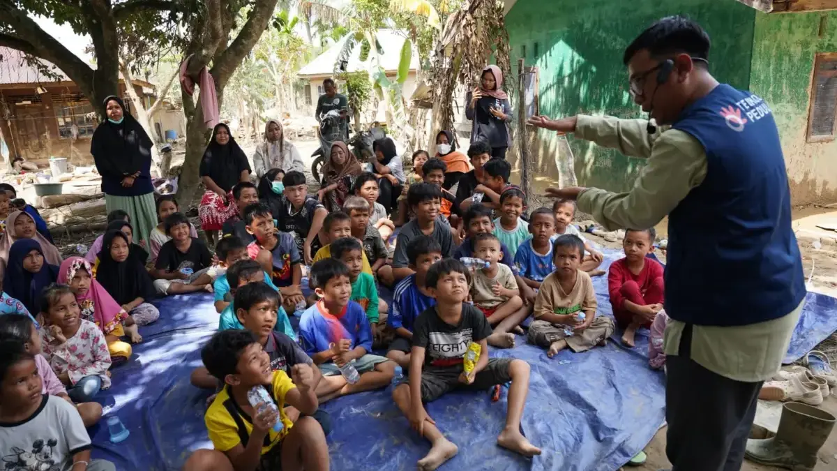 TelkomGroup Dukung Pemulihan Psikologis Anak Terdampak Banjir di Aceh Tamiang