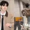 Tangkapan layar video Sunghoon ENHYPEN saat lari dari kejaran Sesaeng Fans di Bandara